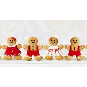 Kuchyňský běhoun Crido Consulting Happy Gingerbreads, délka 100 cm