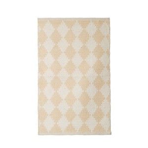 Bavlněný ručně tkaný koberec Pipsa Curry Diamond, 60 x 90 cm