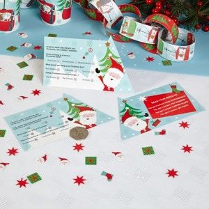 Sada 10 vánočních herních stíracích karet Neviti Festive Fun