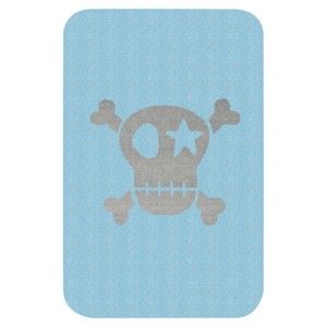 Dětský modrý koberec Zala Living Skull, 67 x 120 cm