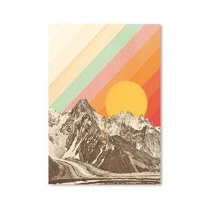 Plakát Americanflat Mountains, 42 x 30 cm
