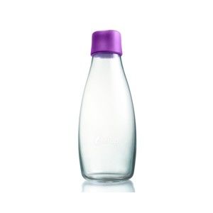 Fialová skleněná lahev ReTap s doživotní zárukou, 500 ml