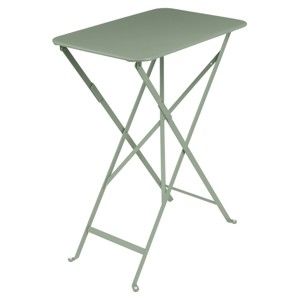 Šedozelený zahradní stolek Fermob Bistro, 37 x 57 cm