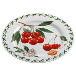 Talířek z kostního porcelánu Maxwell & Williams Orchard Fruits Cherries, ⌀ 20 cm
