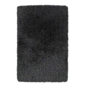 Tmavě šedý ručně tuftovaný koberec Think Rugs Monte Carlo Grey, 60 x 115 cm