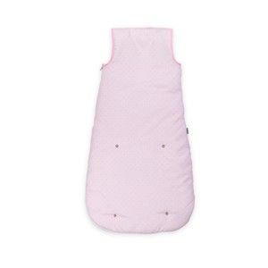 Dětský růžový spací pytel ze 100% bavlny Tanuki Tres Chic, délka 90 cm