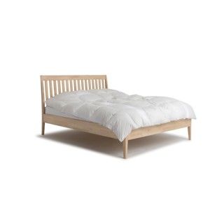 Ručně vyráběná dvoulůžková postel z masivního březového dřeva Kiteen Matinea, 160 x 200 cm