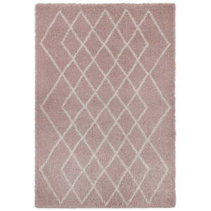 Růžovo-krémový koberec Mint Rugs Allure, 120 x 170 cm