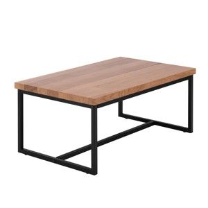 Konferenční stolek s deskou z dubového dřeva Windsor & Co Sofas Quadrat, 80 x 50 cm