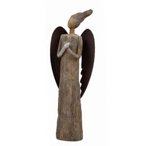 Dekorativní anděl s drdolem Ego Dekor Jaina, výška 39 cm