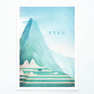 Plakát Travelposter Peru, A3